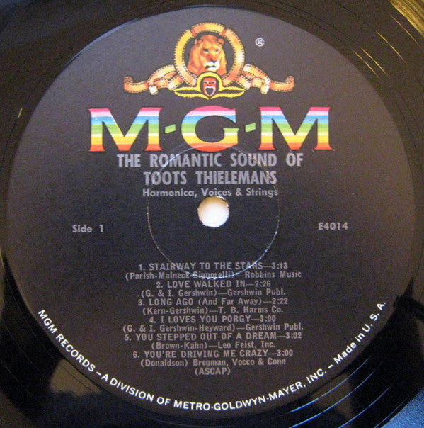 Toots Thielemans : The Romantic Sounds of Toots Thielemans (LP, Mono)