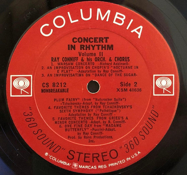 Ray Conniff And His Orchestra & Chorus : Concert In Rhythm Volume II (LP, Album)