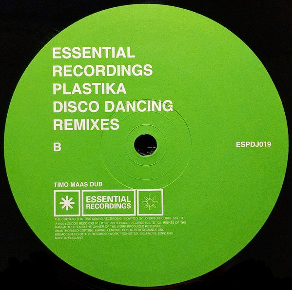 Plastika : Disco Dancing (Remixes) (12")