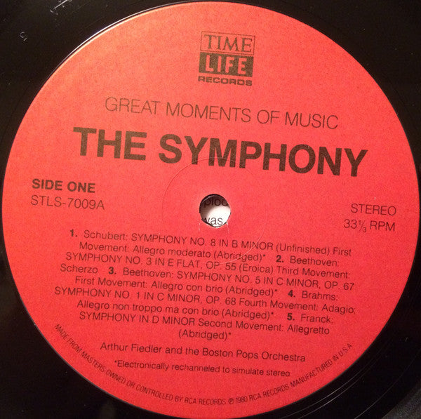 The Boston Pops Orchestra, Arthur Fiedler : The Symphony (LP, Comp)