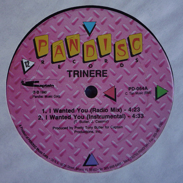 Trinere : I Wanted You (12")