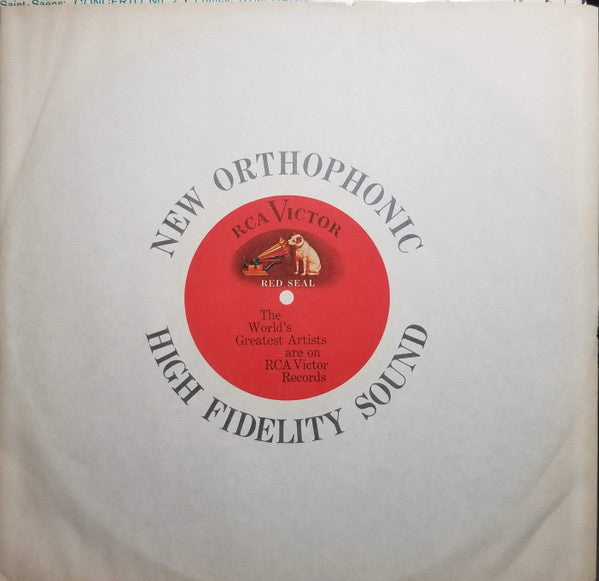 Camille Saint-Saëns / César Franck - Arthur Rubinstein, Alfred Wallenstein, Symphony Of The Air : Concerto No. 2 / Symphonic Variations (LP, Album, Mono)