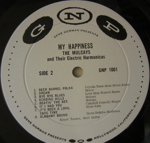 The Mulcays : My Happiness (LP, Album, Mono)