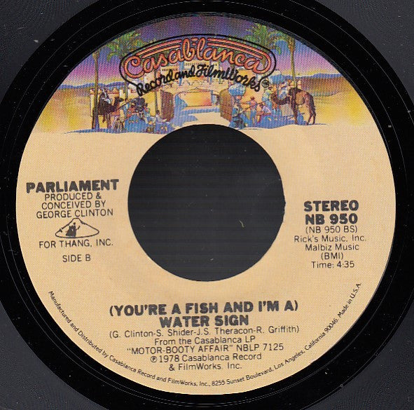 Parliament : Aqua Boogie (7", Single, Styrene, Pit)