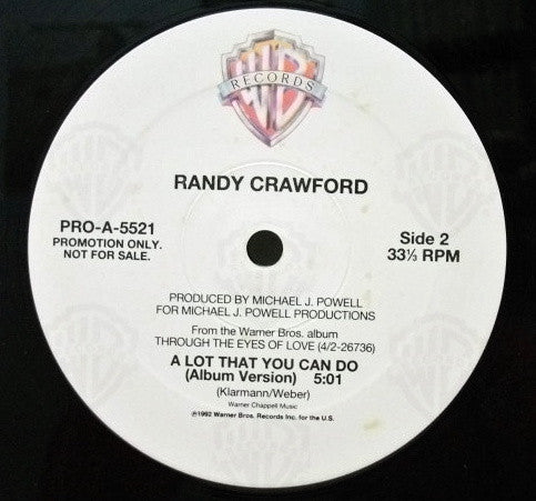 Randy Crawford : A Lot That You Can Do (12", Promo)