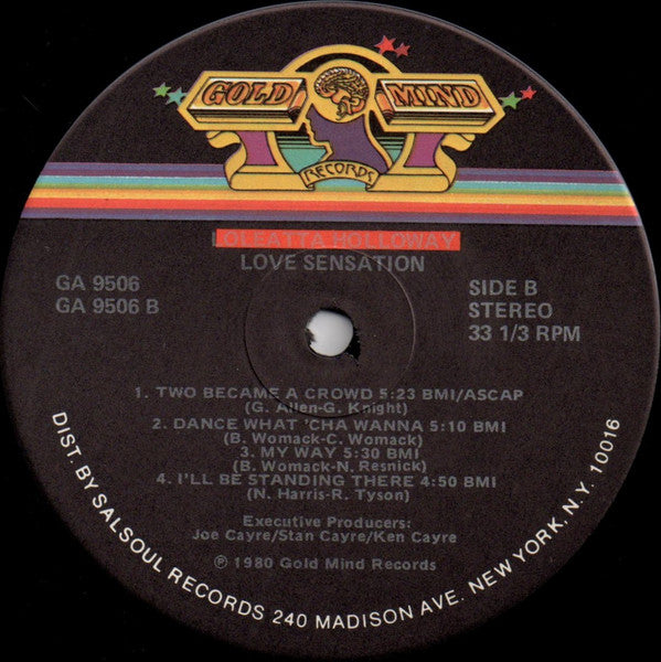 Loleatta Holloway : Love Sensation (LP, Album, Ind)