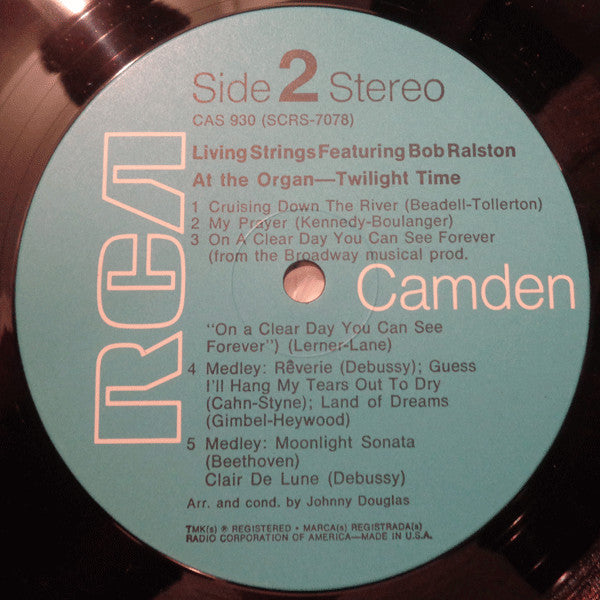 Living Strings Featuring Bob Ralston (2) : Twilight Time (LP, Album, RE)