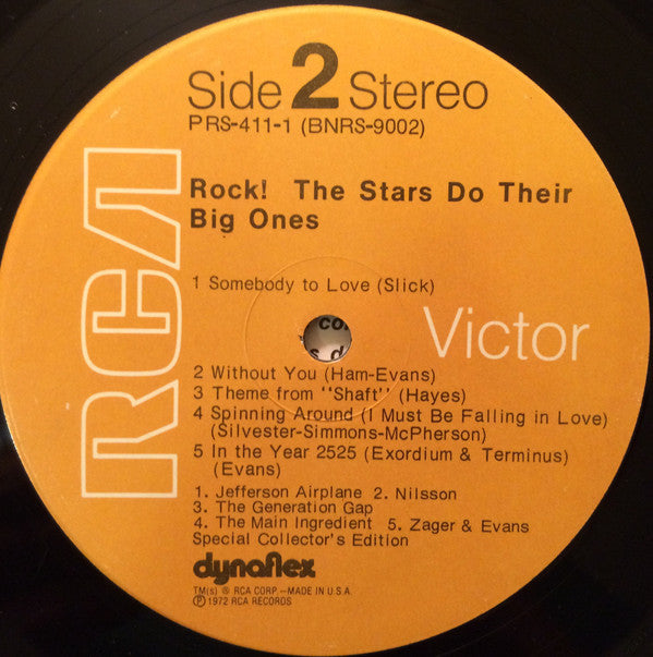 Various : Rock! The Stars Do Their Big Ones (LP, Comp)