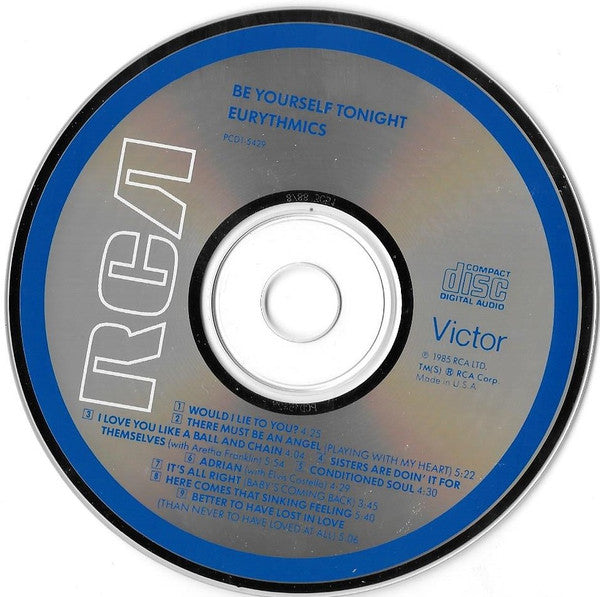 Eurythmics : Be Yourself Tonight (CD, Album, RE)