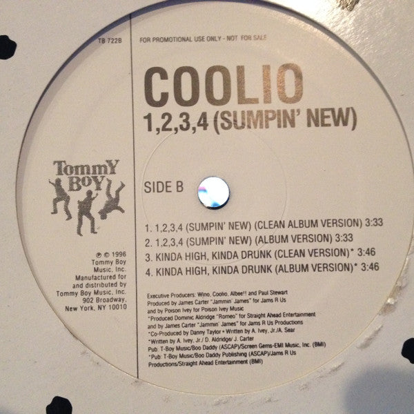 Coolio : 1, 2, 3, 4 (Sumpin' New) (12", Single, Promo)