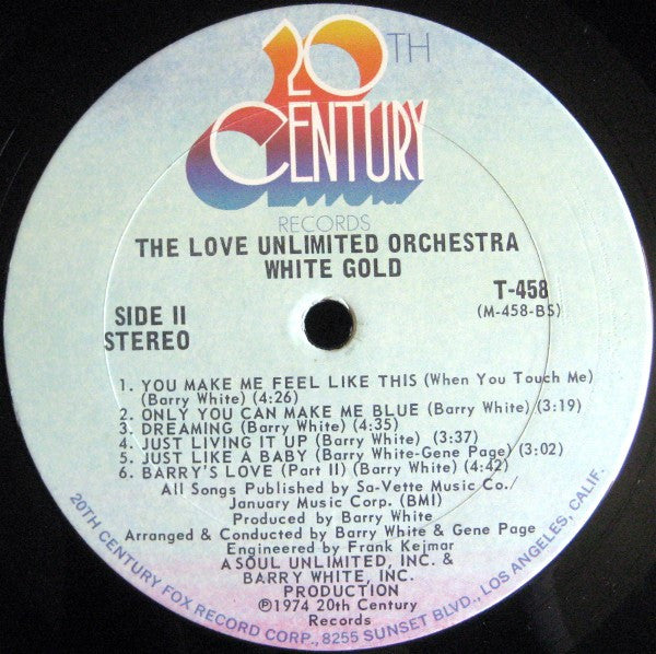 Love Unlimited Orchestra : White Gold (LP, Album)
