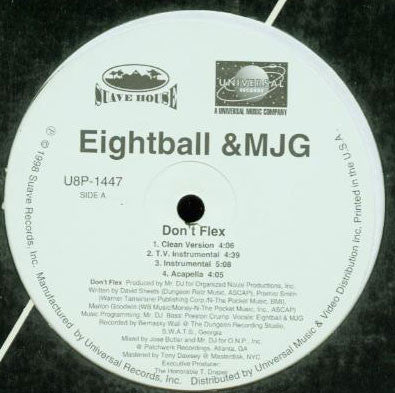 Eightball & M.J.G. : Don't Flex (12")