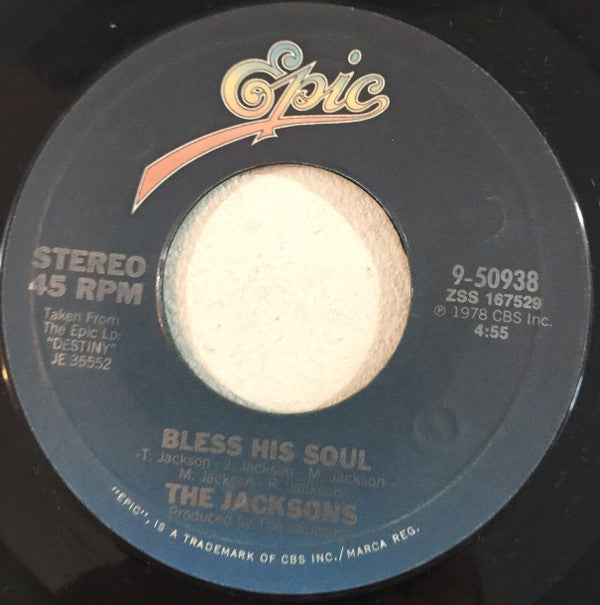 The Jacksons : Lovely One (7", Single, Styrene, Pit)