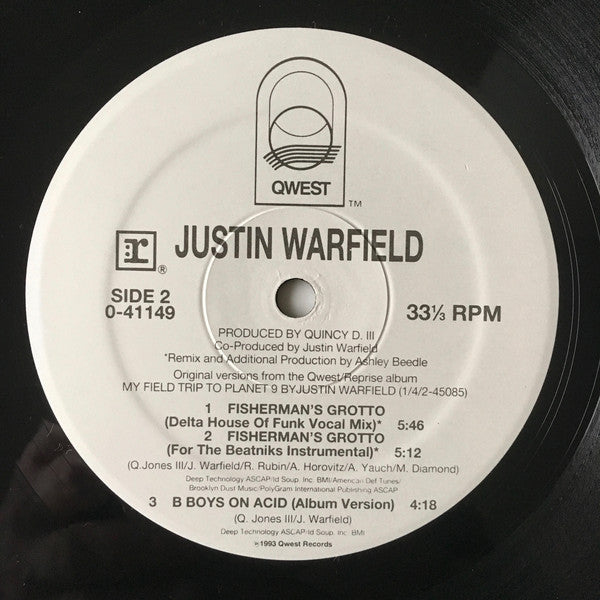 Justin Warfield : Fisherman's Grotto / B Boys On Acid (12")