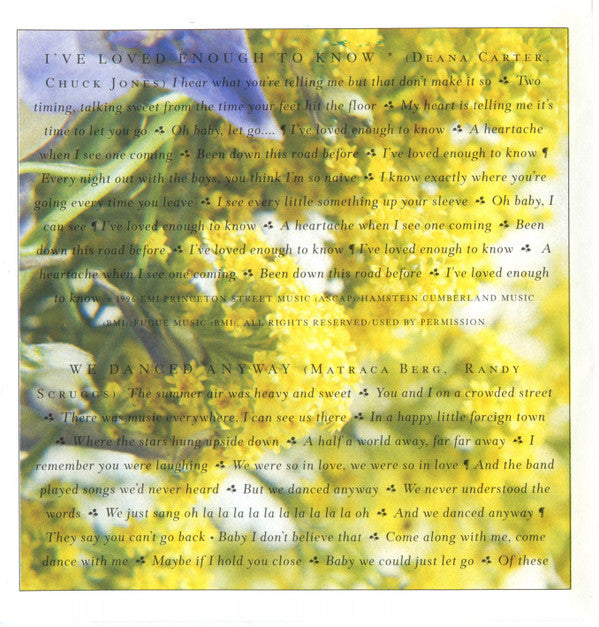 Deana Carter : Did I Shave My Legs For This? (HDCD, Album, Club)