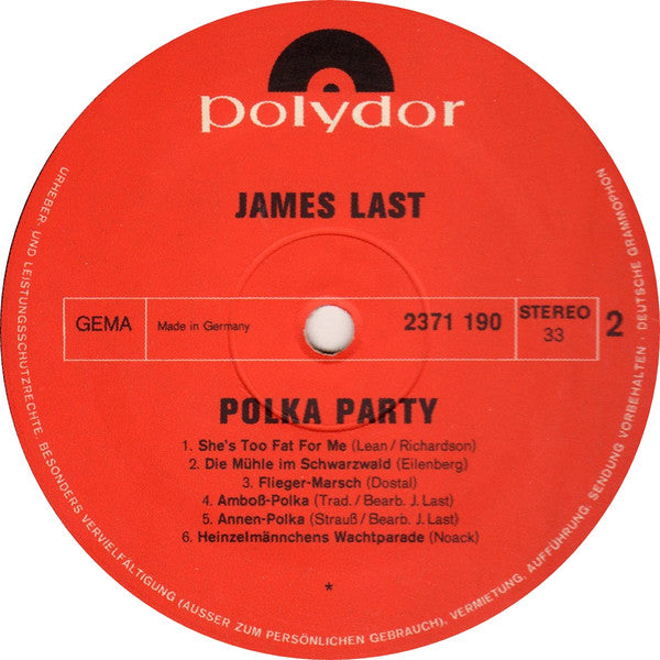 James Last : Polka-Party (LP, Album)