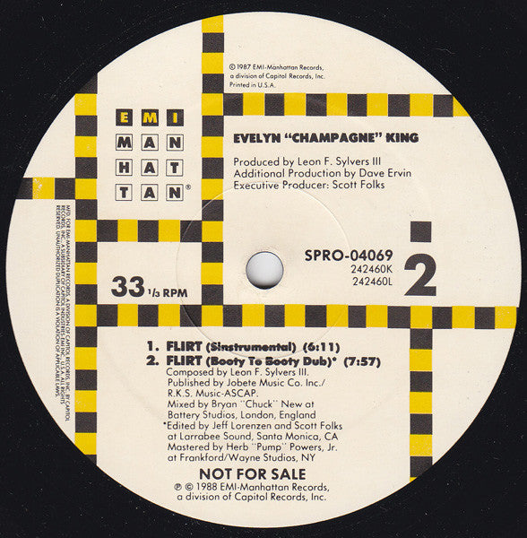 Evelyn King : Flirt (12", Promo)