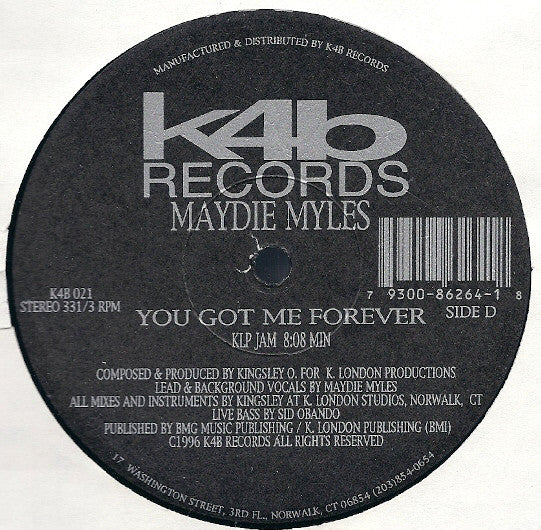 Maydie Myles : You Got Me Forever (2x12")
