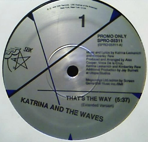 Katrina And The Waves : That's The Way (12", Promo)