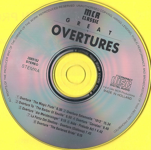 Various : Great Overtures (CD, Comp)