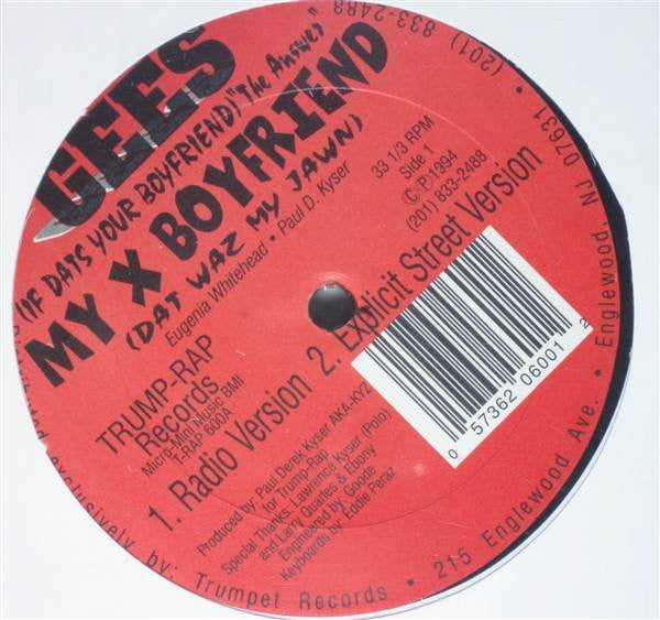 Gees : My X Boyfriend (12")