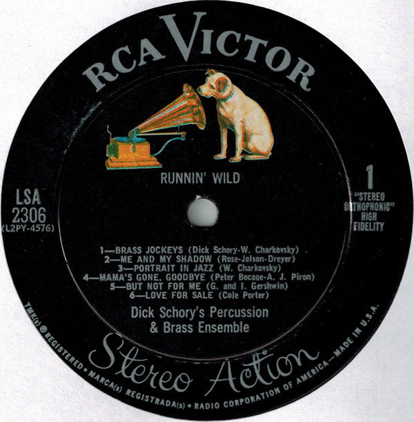 Dick Schory's Percussion And Brass Ensemble : Runnin' Wild (LP, Album)