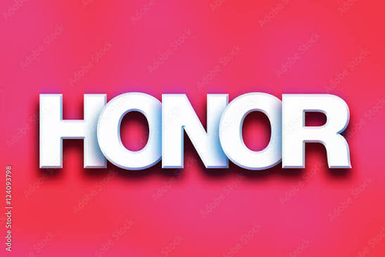 How to show honor…