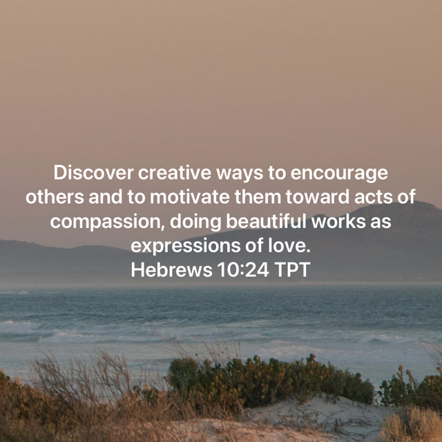 Spur one another in love?