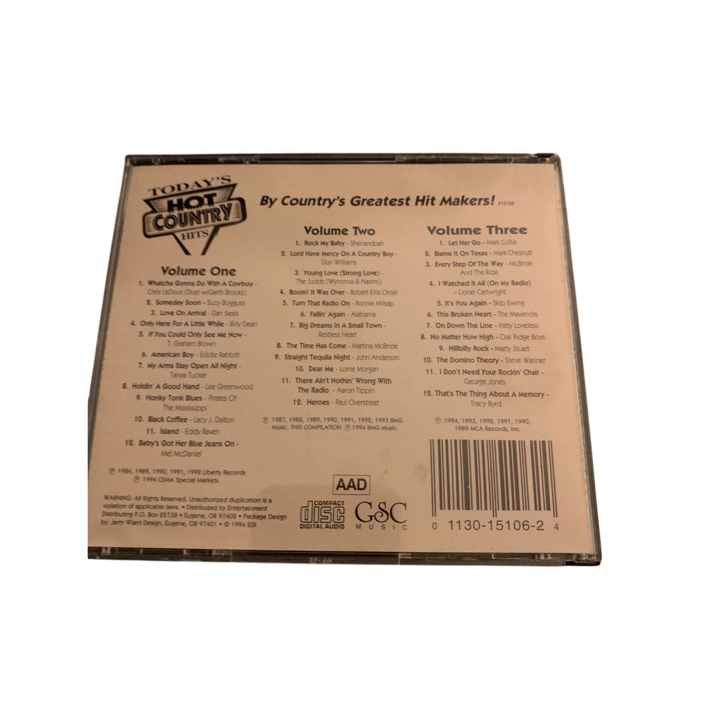 Various - Today’s Hot Country Hits [3xCD]
