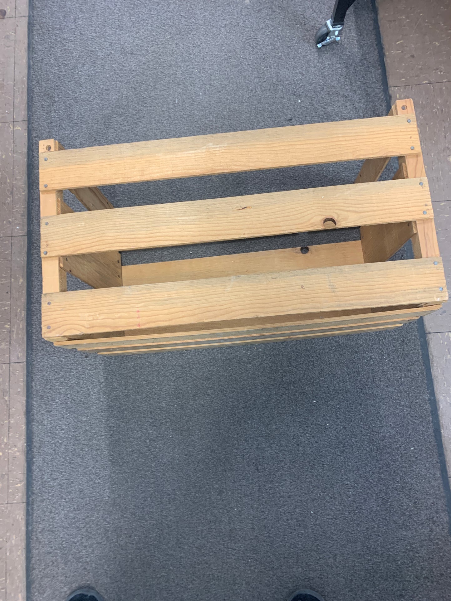 Wood Record Crate (Extended)