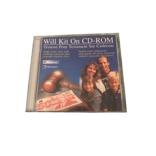 Do-it-Yourself Forms Inc. - Will Kit On CD-Rom (Software CD)