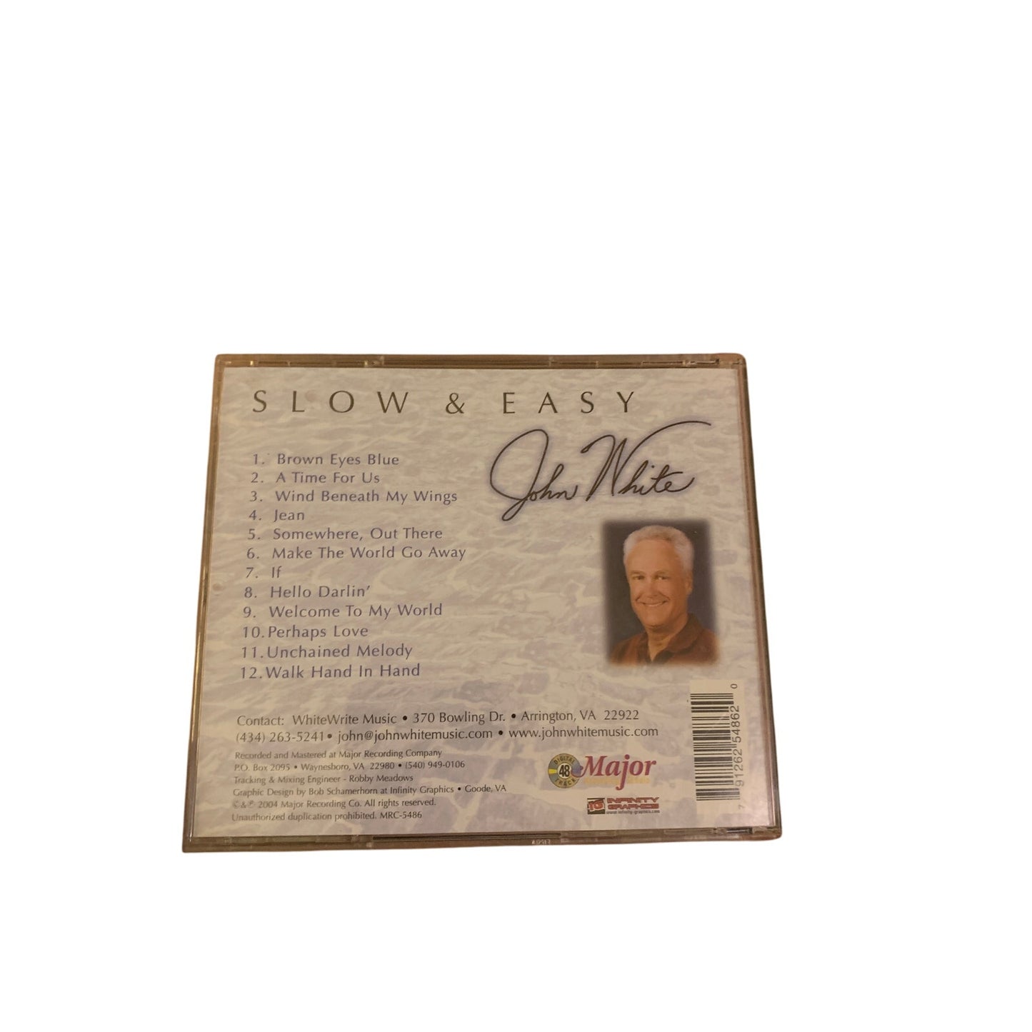 Slow & Easy by John White (CD, 2011)