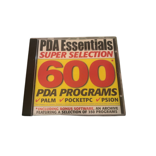 PDA Essentials - Super Selection: 600 PDA Programs (Software CD)