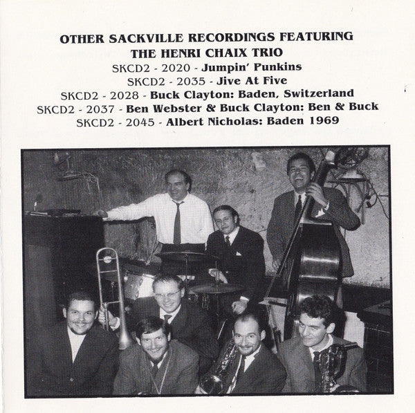 Henri Chaix Trio : Just Friends (CD, Album)