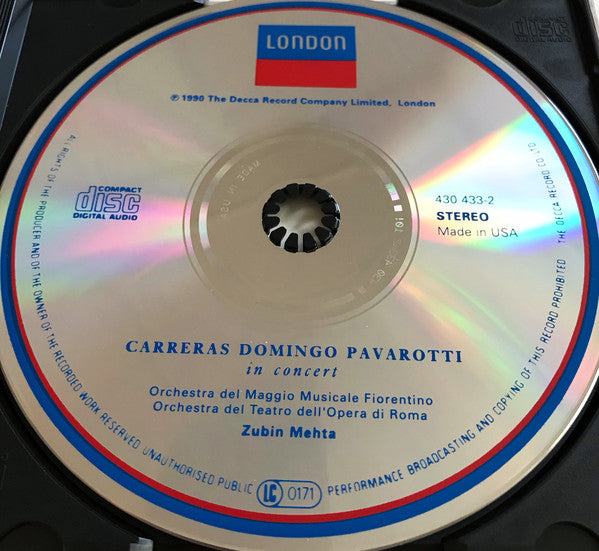 Carreras*, Domingo*, Pavarotti*, Mehta* : In Concert (CD, Album)