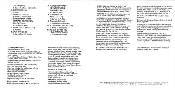 Harry Connick, Jr. : 20 (CD, Album, DAD)