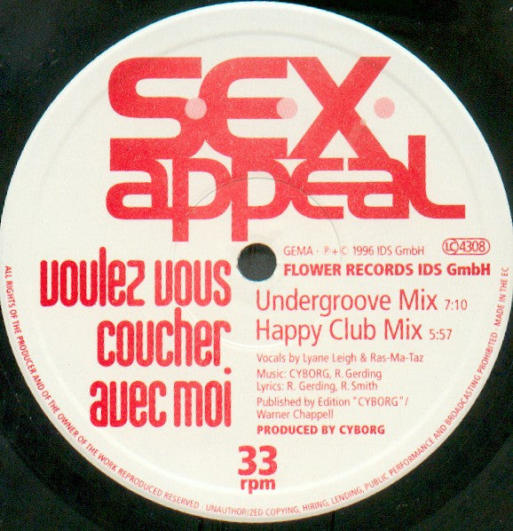 S·E·X·Appeal* : Voulez Vous Coucher Avec Moi (12")