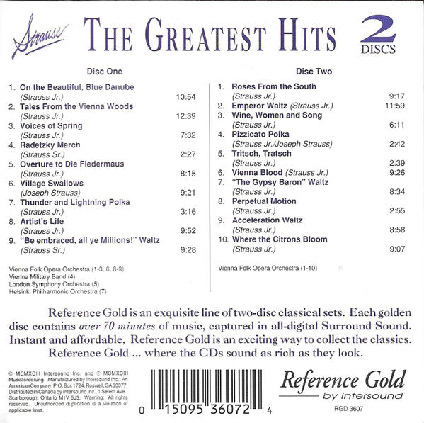 Strauss* : The Greatest Hits (2xCD, Comp)