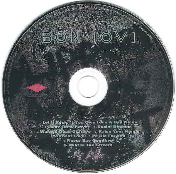 Bon Jovi : Slippery When Wet (CD, Album, RE, RM)