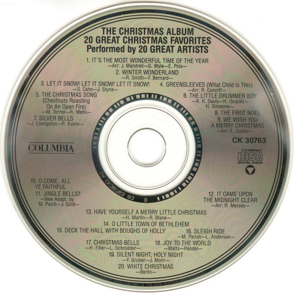 Various : The Christmas Album: 20 Great Christmas Favorites By 20 Great Artists (CD, Comp, RE)