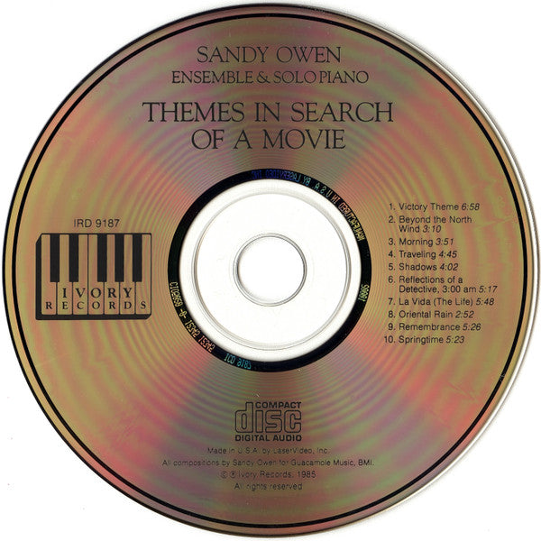 Sandy Owen : Themes In Search Of A Movie (CD, Album)