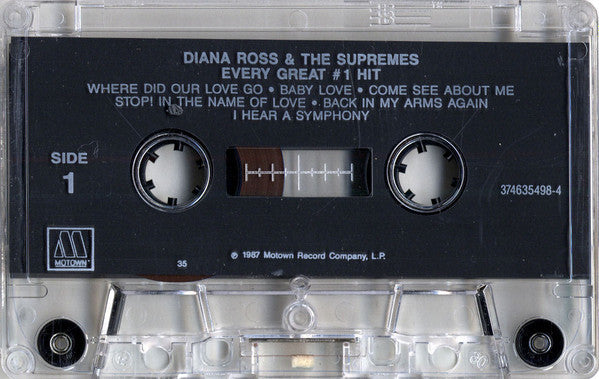 Diana Ross And The Supremes* : Every Great #1 Hit (Cass, Comp)