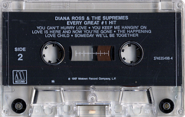 Diana Ross And The Supremes* : Every Great #1 Hit (Cass, Comp)