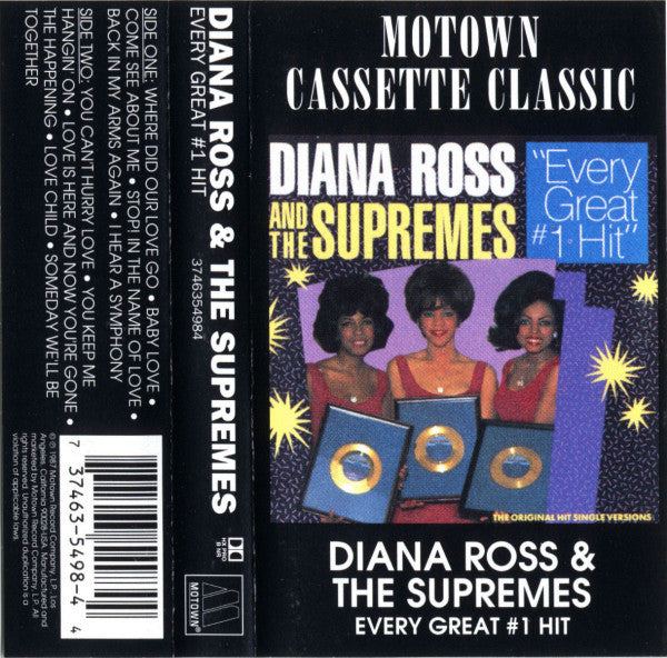 Diana Ross And The Supremes* : Every Great #1 Hit (Cass, Comp)