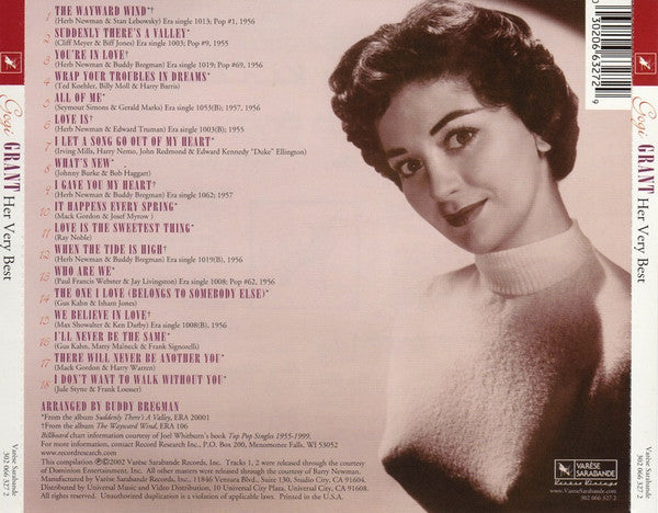 Gogi Grant : Her Very Best (CD, Comp)