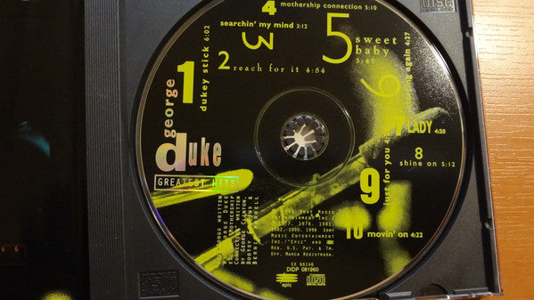George Duke : Greatest Hits (CD, Album, Comp)
