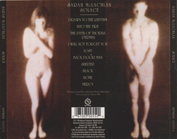 Sarah McLachlan : Solace (CD, Album, RE)