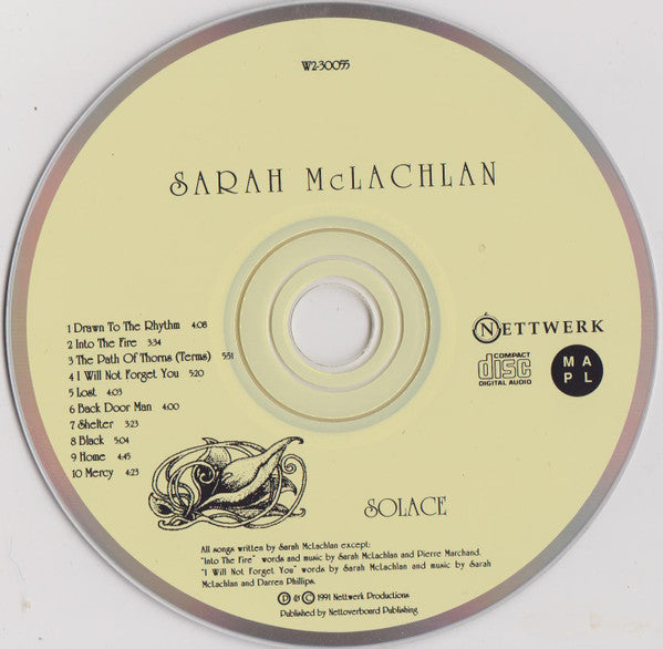 Sarah McLachlan : Solace (CD, Album, RE)