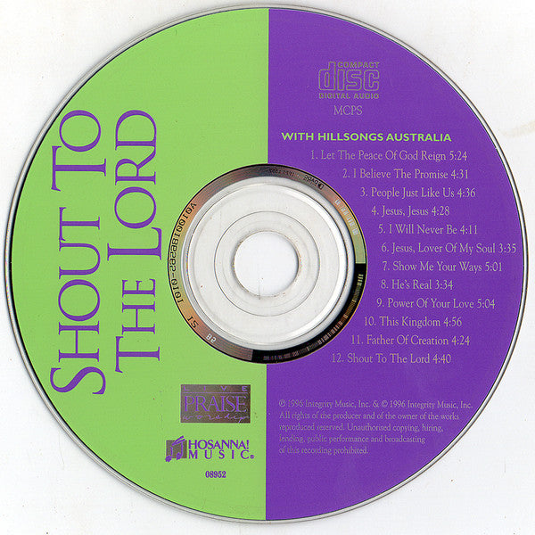 Hillsongs* : Shout To The Lord (CD, Album)