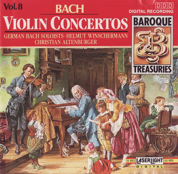 Bach* / German Bach Soloists* • Helmut Winschermann / Christian Altenburger : Violin Concertos (CD, Comp, RE)